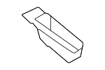 8W1864132A6PS - Body: Finish Molding Tray for Audi Image