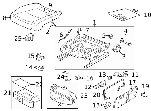 Front Seat Components for 2012 Volkswagen Golf R #0
