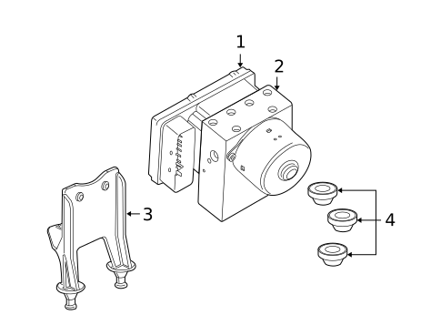 ABS Components for 2008 Chrysler 300 #0
