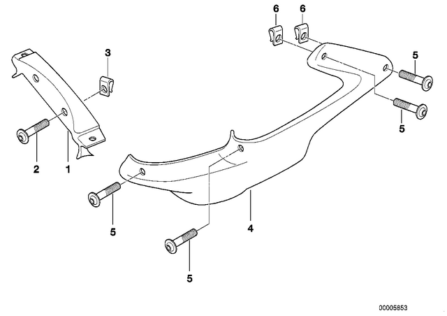 46622345490 - : Screw - M5X16 for BMW-Motorrad Image
