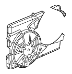22697113 - : Shroud Pkg Eng Cool Fan for Chevrolet: Cobalt | Saturn: Ion Image