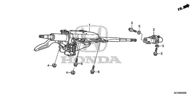 Steering Column for 2011 Honda Element #0