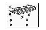 5839806020 - Body: Floor Pan Splash Shield for Toyota Image image