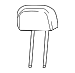 7SG18LXHAA - Body: Headrest, Center for Mopar Image