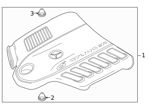 Engine Appearance Cover for 2024 Mercedes-Benz GLS 450 #0