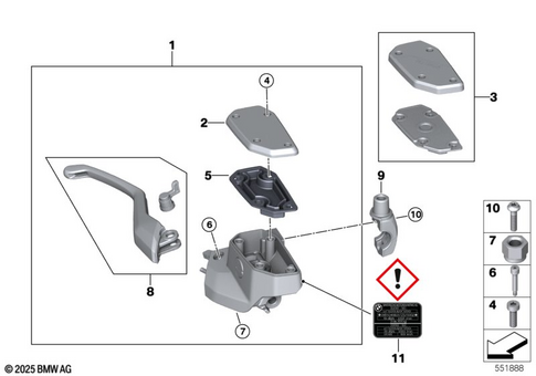 Control Assembly for 2025 BMW-Motorrad R 1300 RT #1