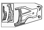 4646S02A02ZZ - Body: Quarter Panel for Honda: Civic Image