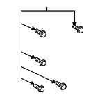 9XG09995X0 - Body: Door Trim Panel Fastener for Mazda: Tribute Image