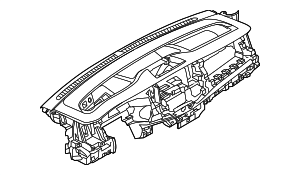 NK4Z6104320AA - Body: Panel Instrument for Ford Image