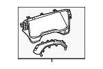 55404AN020 - Body: Inst Cluster Panel for Toyota Image