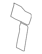 MR501650 - : Back Panel for Mitsubishi: Montero Image