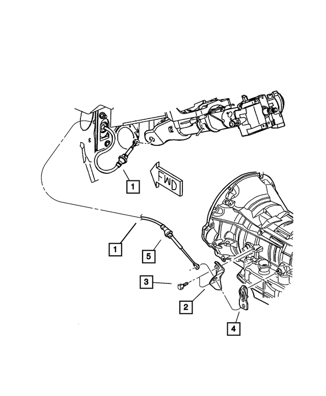 56021384 - Automatic Transmission Multi-Speed: Wiring Clip for Mopar Image