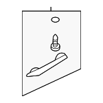 85340GI400YGU - Body: Assist Strap for Hyundai Image