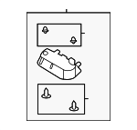 92850GI010YGU - Body: Dome Lamp Assembly for Hyundai Image