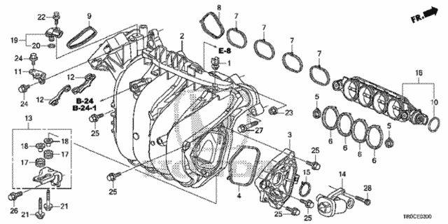 Intake Manifold (1.8L) for 2015 Honda Civic #0