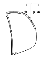 6787152040 - Body: Door Weather-strip for Toyota: Echo Image