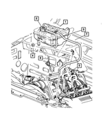 52128508AC - Cooling: Hose Clip for Jeep: Liberty Image
