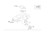 2218207510 - Electrical System: Int. Protection Sensor for Mercedes-Benz Image