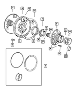 179815 - Automatic Transmission 4 Speed [DG8]: Hex Head Screw for Mopar Image