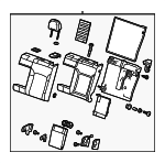 23155391 - Body: Seat Back Assembly for Chevrolet: Impala Image