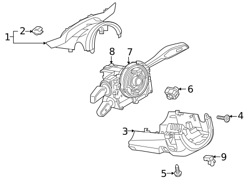 Shroud, Switches & Levers for 2021 Audi A6 allroad #0