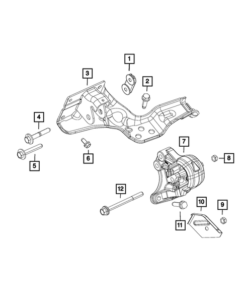 Engine Mounting for 2023 Jeep Grand Wagoneer #4