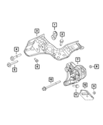 6101688 - Engine: Hex Lock Nut for Mopar Image