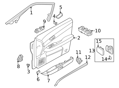 Front Door for 2002 INFINITI Q45 #2