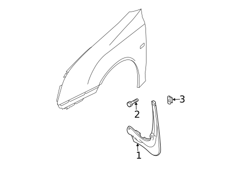 Exterior Trim - Quarter Panel for 2008 Saab 9-3 #0