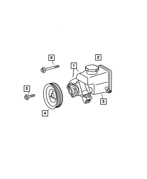 Power Steering Pump for 2005 Dodge Sprinter 3500 #0