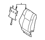710733G421E1 - : Seat Back Cover for Toyota: 4Runner Image