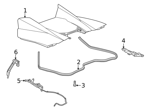 Lid & Components for 2022 Chevrolet Corvette #2