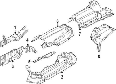 Heat Shields for 2015 BMW 640i #0