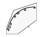 MR432871 - Body: Drip Molding for Chrysler: Sebring | Dodge: Stratus Image