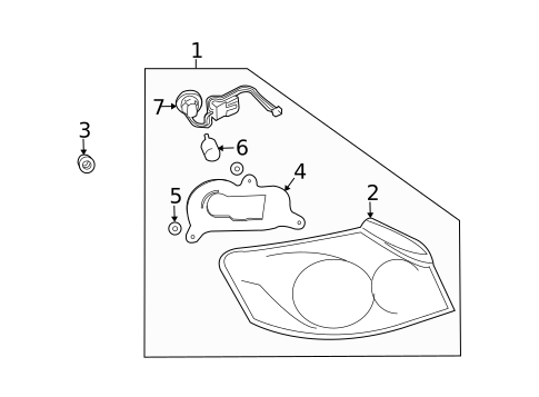 Bulbs - Chassis for 2008 INFINITI G35 #3