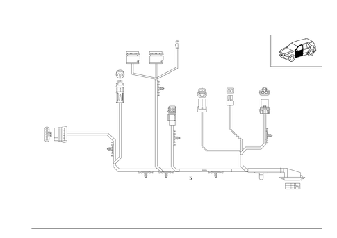 Door Cable Harnesses & Protective Hoses for 2000 Mercedes-Benz ML320 #1