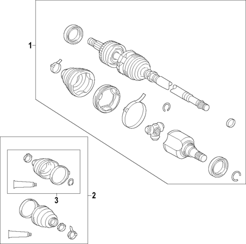Axle Shafts & Joints for 2024 Toyota Prius Prime #0