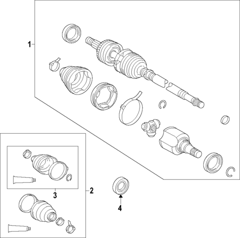Axle Shafts & Joints for 2025 Toyota Prius #0
