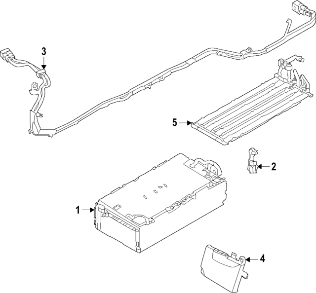 61129426351 - Hybrid Components: Cable for BMW Image