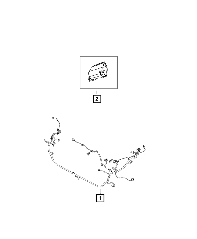 68065323AA - Electrical: Wiring Protector Cover for Mopar Image