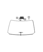 68575145AE - Glass: Windshield for Mopar Image