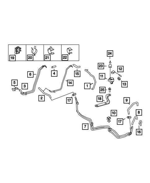 Air Conditioner and Heater Plumbing for 2008 Dodge Sprinter 3500 #3
