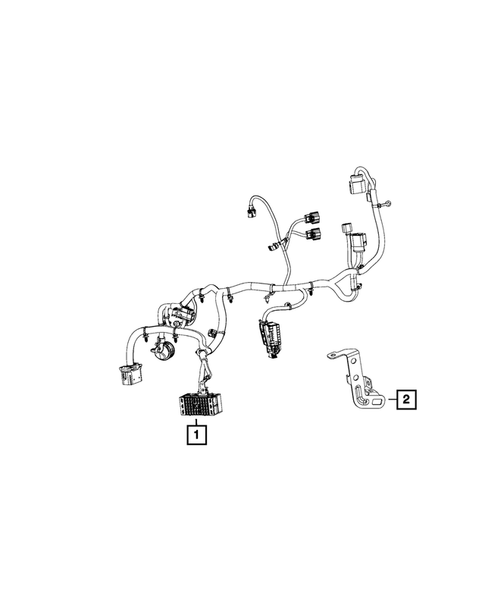 Wiring-Powertrain for 2014 Jeep Cherokee #1