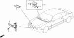 90101SNZM00 - Body/Air Conditioning: BOLT-WASHER (6X16) for Acura Image