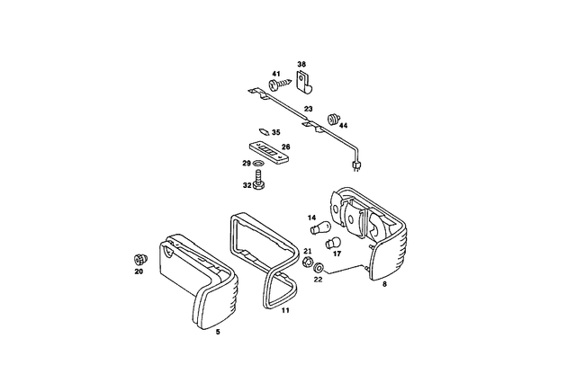 1139970381 - : Rubber Grommet for Mercedes-Benz Image