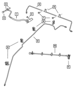 4683653 - : Tube Clip, Right Front Brake Tube for Mopar Image