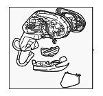 8791012F90 - Body: Mirror Assembly for Toyota Image