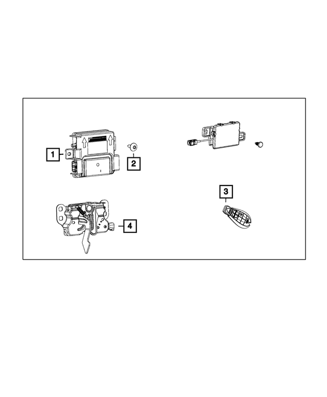 68319678AE - Mopar Accessories - Component Parts: Hub Receiver for Mopar Image
