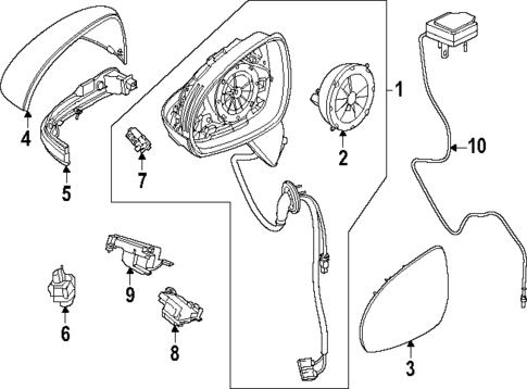 Outside Mirrors for 2024 Mercedes-Benz CLE53 AMG #0