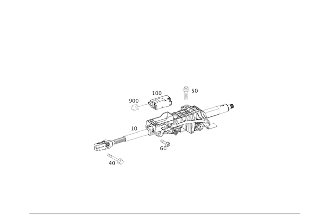 2464602416 - : Steering Column for Mercedes-Benz Image